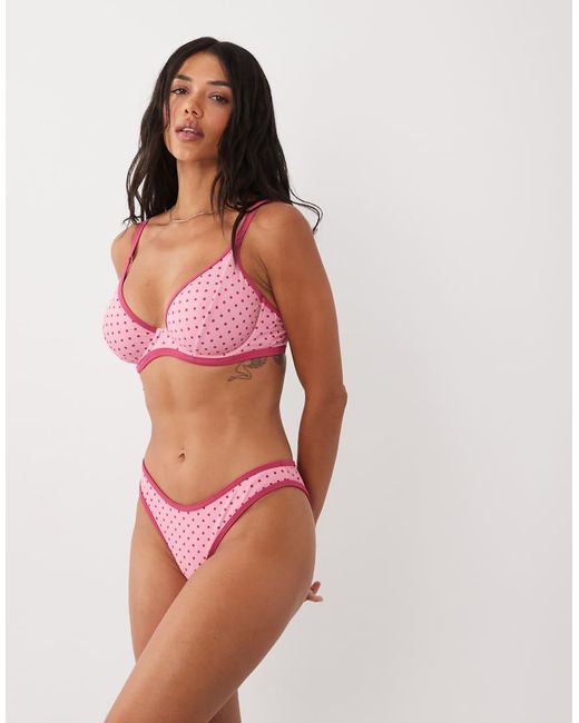 Peek & Beau Red Underwire Bikini Top