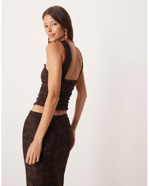 ASOS Black Co-ord Scarf Neck Bandeau