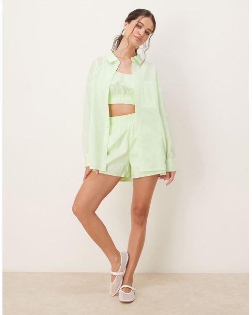 Nike Green Chill Poplin 5 Inch Shorts