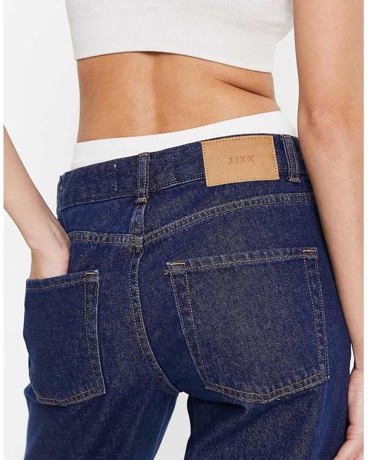 JJXX Blue Seoul Straight Leg Jeans