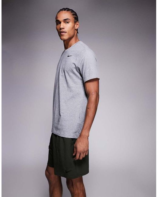 Nike Gray Dri-Fit Flex 7 Inch Shorts for men