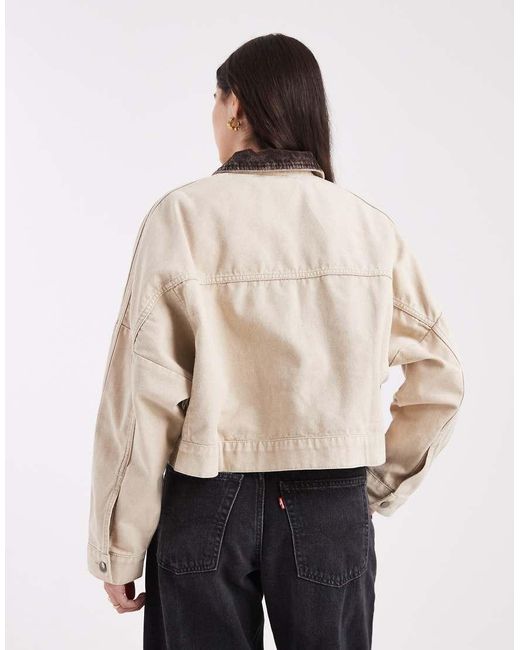Adidas Originals Natural Canvas Tracktop Jacket