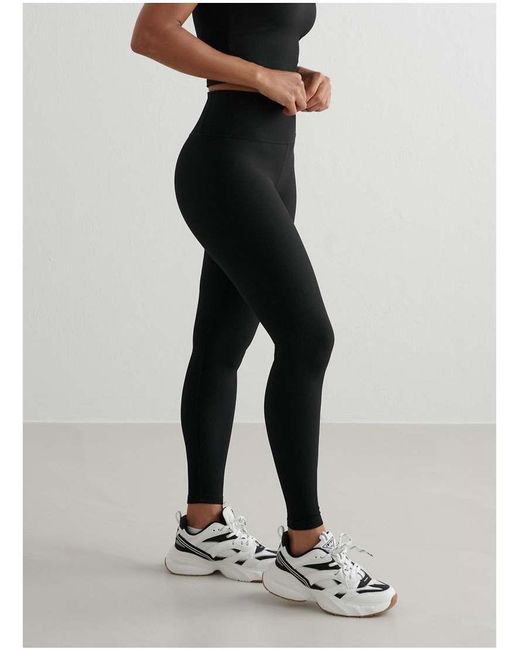 Aim'n Black Ribbed Performance Tights