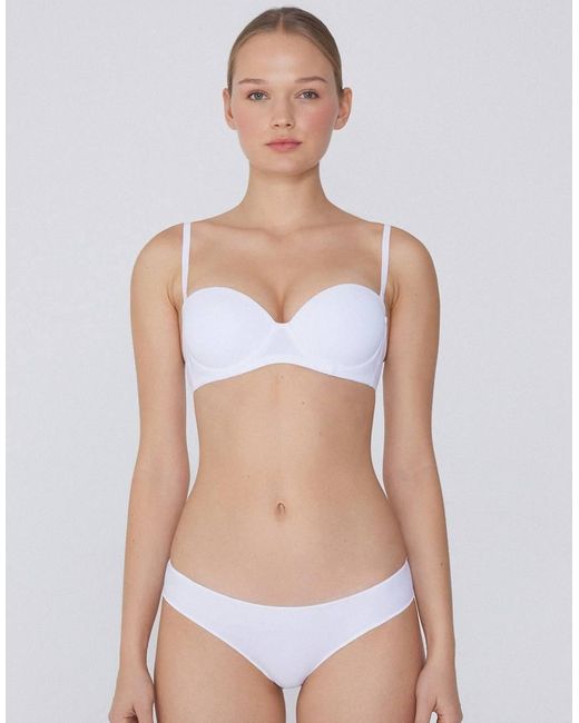 Tezenis Blue Madrid Super Padded Bandeau Bra