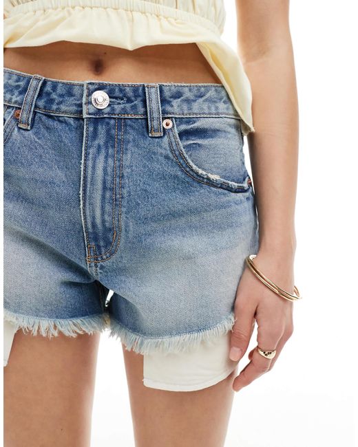 Stradivarius Blue – micro-shorts