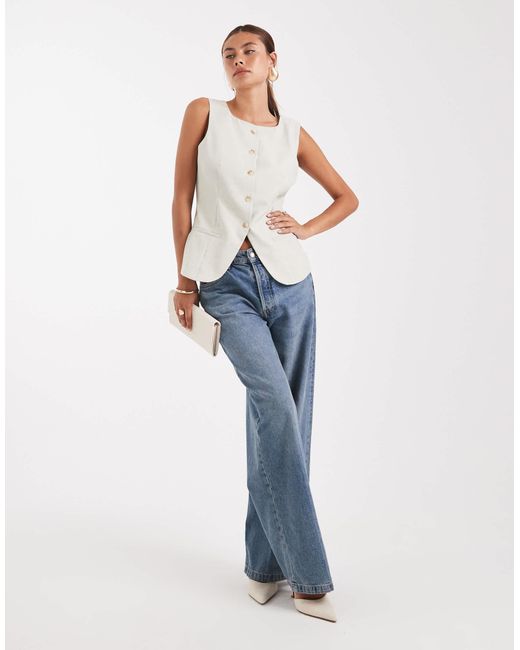 Gilet Vero Moda en coloris White