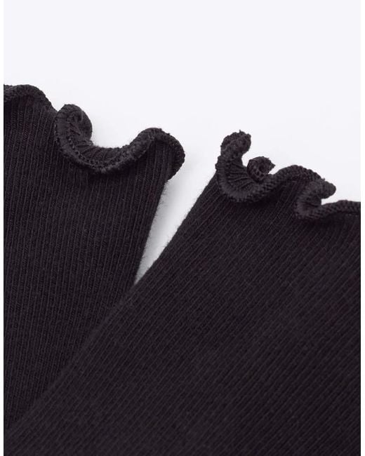 Calzedonia Ribbed Socks in Black | Lyst UK