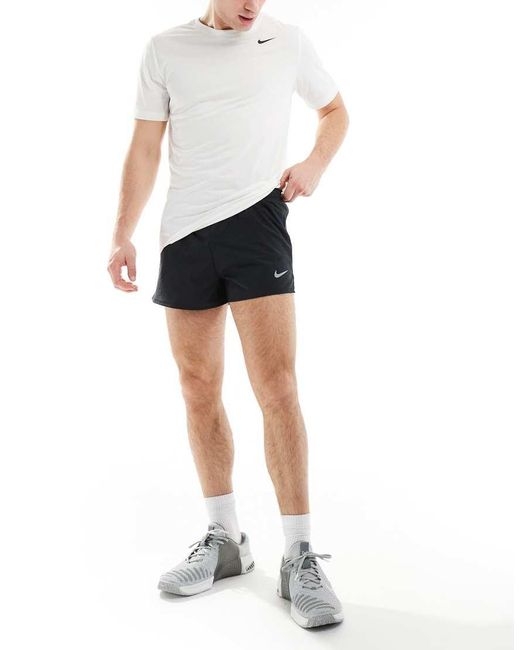 Nike Black Fast Dri-fit 3inch Lined Shorts for men