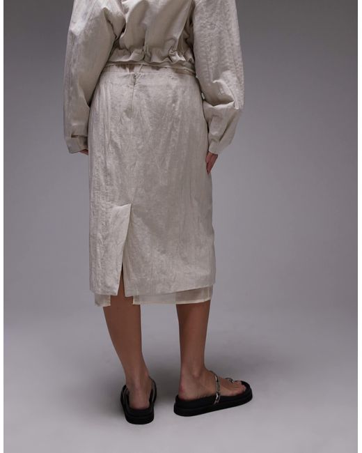 Mango Gray – capsule – eleganter midirock