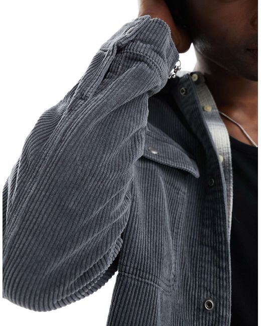 Castleforst - camicia giacca di AllSaints in Gray da Uomo