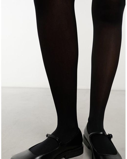 Pack De 4 Medias Negras Opacas De 40 Deniers Everyday De Pretty Polly de color Black
