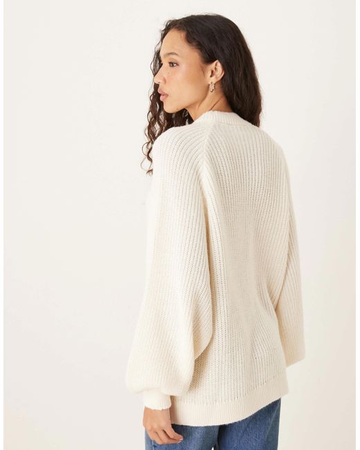 ASOS White – oversize-strickpullover