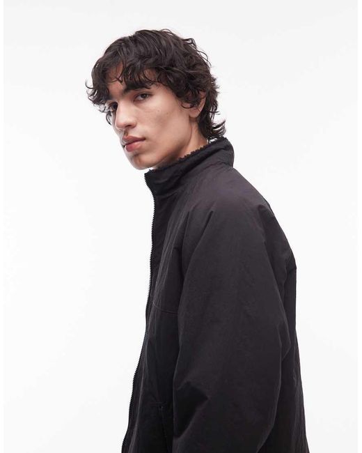 Gramicci Blue Reversible Sherpa Jacket for men
