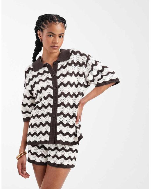 Camicia Da Mare di 4th & Reckless in White