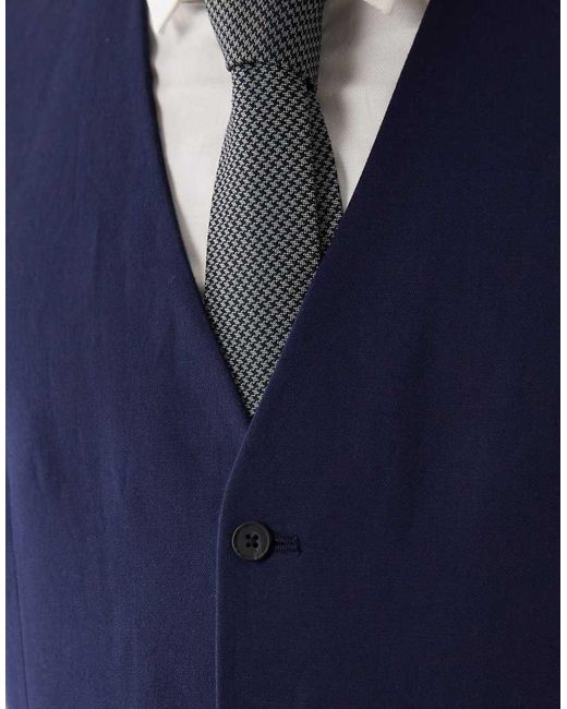 ASOS Blue Suit Vest for men