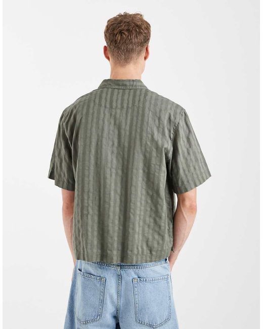Levi's Green Lama Short Sleeve Boxy Shirt for men