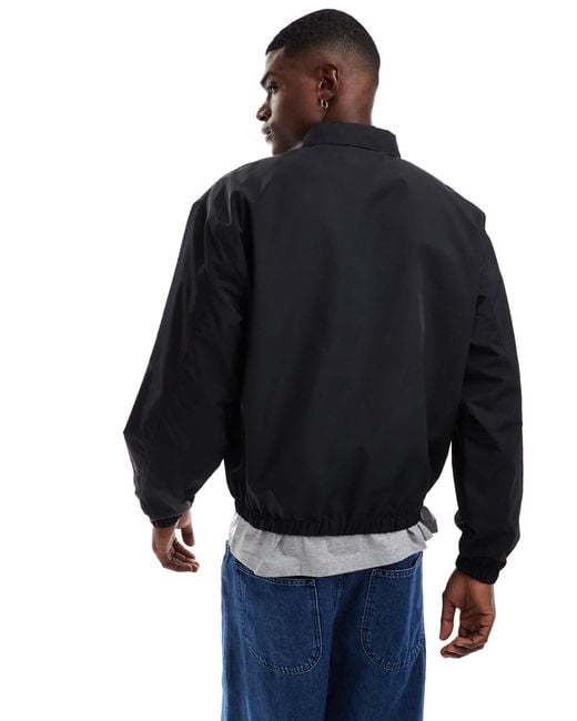 ASOS Blue Lightweight Harrington Jacket for men