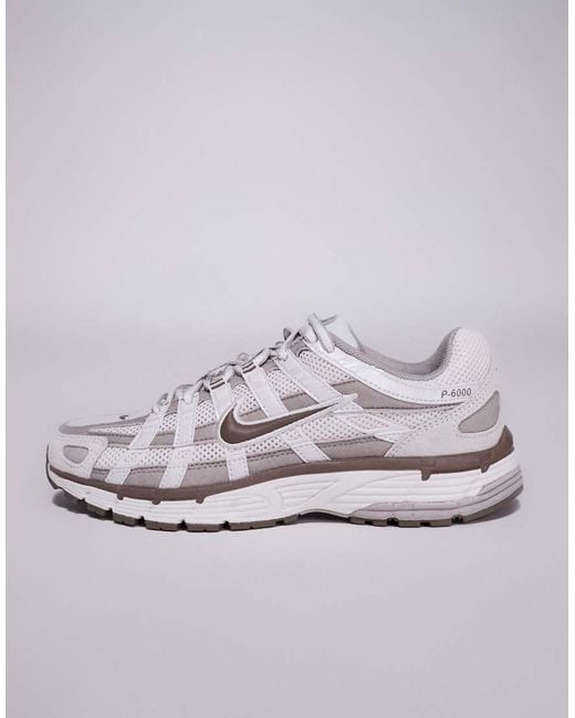 Nike Gray P-6000 Trainers