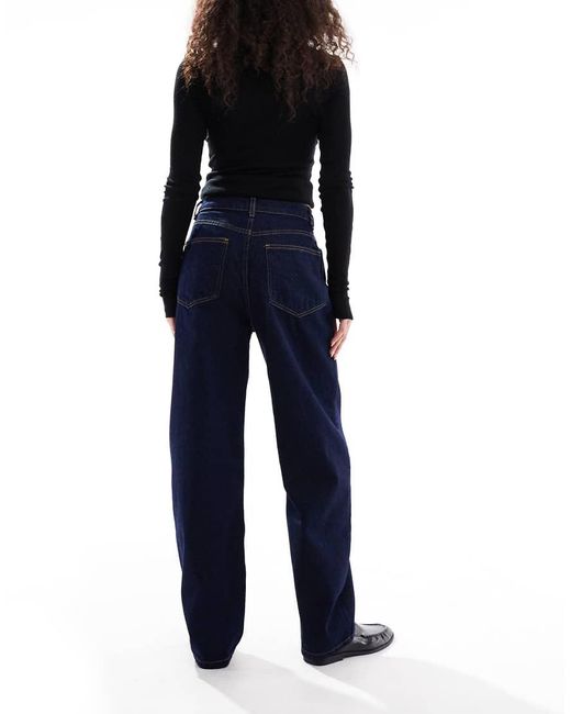 ASOS Blue Slim Barrel Jeans