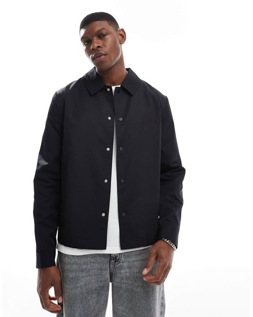 ASOS Blue Lightweight Coach Jacket for men