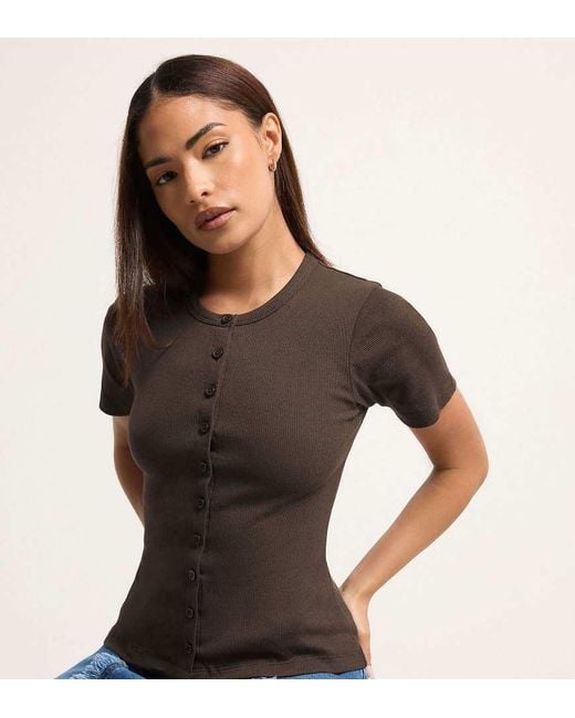 PixieGirl Black Petite 2 Pack Ribbed Top