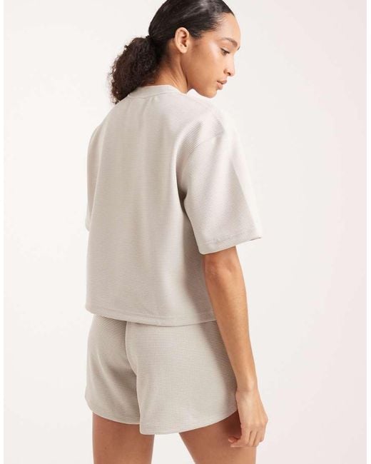 Adidas Originals Natural Yoga Motion Waffle Tee