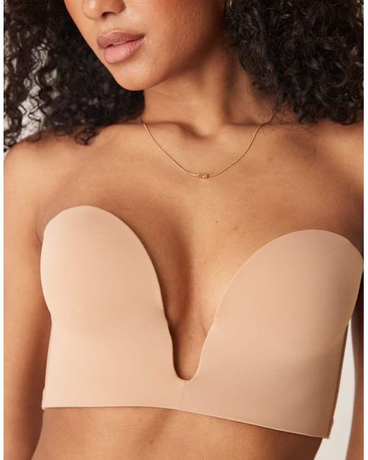 Boux Avenue Natural Strapless U-Wire Microfibre Multiway Bra