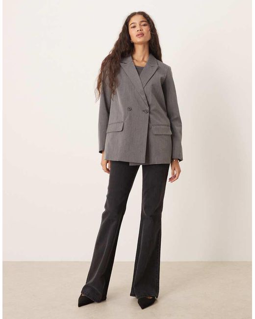 Brave Soul Gray Structured Blazer