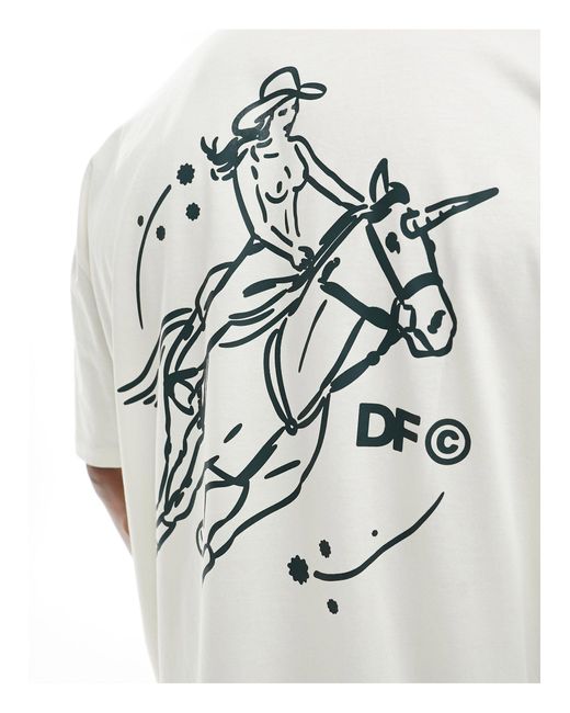 ASOS White Asos Dark Future Oversized T-shirt for men