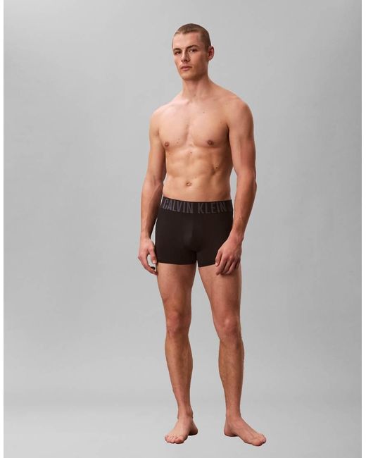 Calvin Klein Black Intense Power 3 Pack Trunks for men
