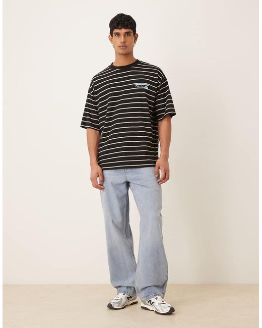 ASOS Black Oversized T-shirt With Archive Graphic for men