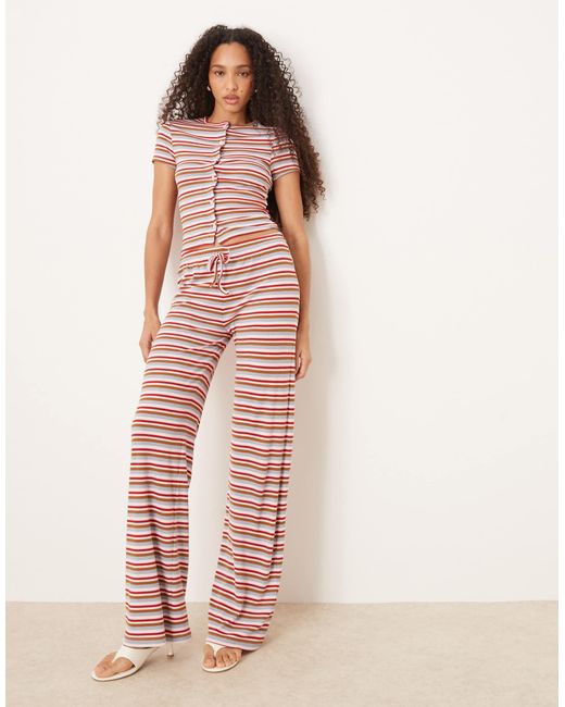 ASOS Pink – hose mit weitem bein