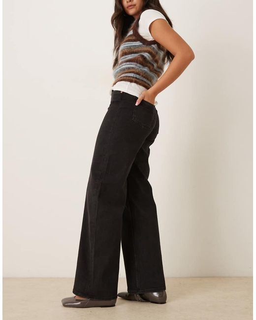 JJXX Red Tokyo High Waisted Wide Leg Jeans