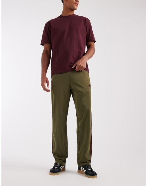Adidas Originals Purple Firebird Track Pants for men