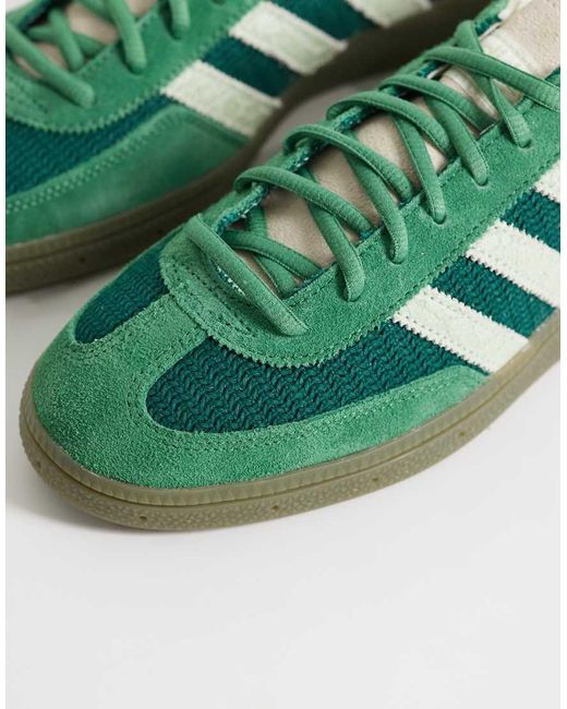 Adidas Originals Green Handball Spezial Sneakers for men
