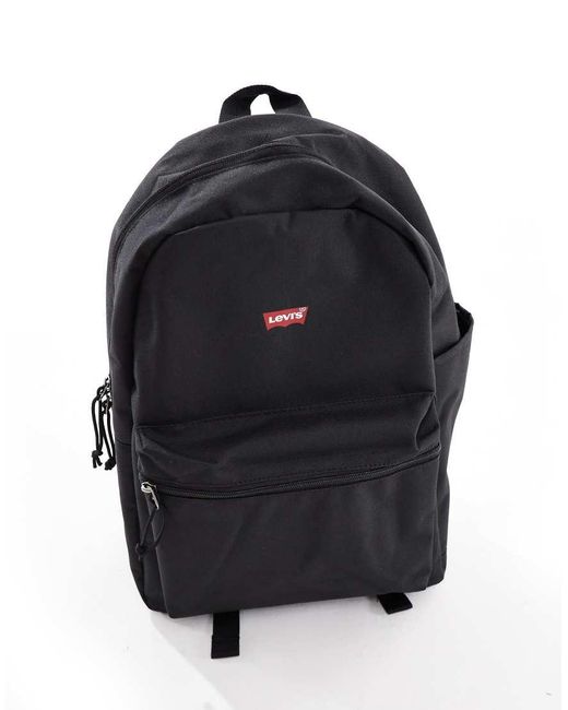 Mochila Negra Básica Con Logo De Ala De Murciélago De Levi's de hombre de color Blue