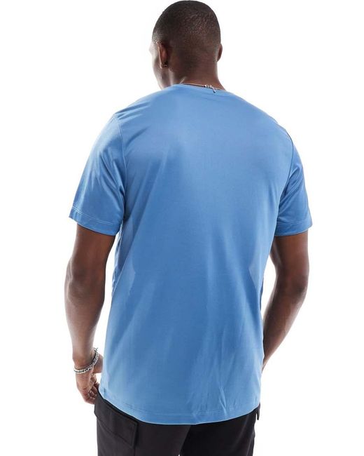 Camiseta Con Estampado Gráfico Dri-Fit De Nike de hombre de color Blue
