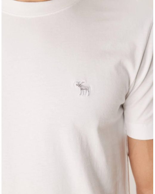 Pack De 5 Camisetas De Color Azul, Verde Y Beis De Manga Corta Icon De Abercrombie & Fitch de hombre de color Green