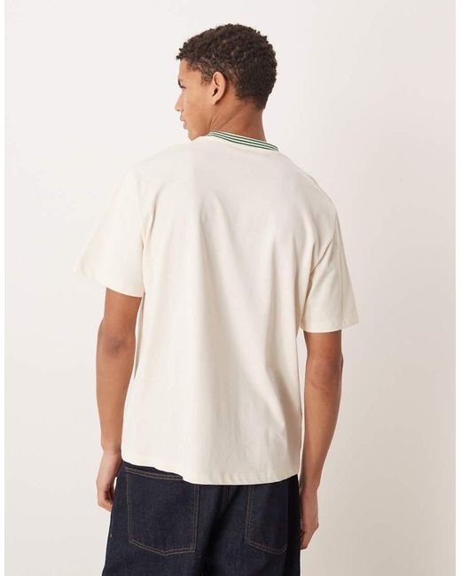 House Of Sunny White Community Oversized Short Sleeve Tee for men