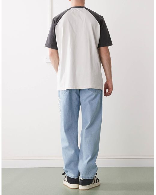 Aape By A Bathing Ape Blue Aape By A Bathing Ape Loose Fit Jeans for men
