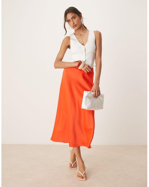 Gonna Midi di Y.A.S in Orange