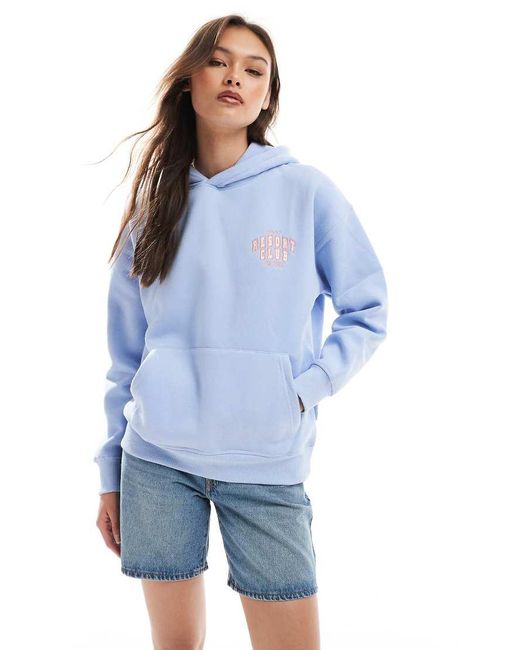Cotton On Blue Cotton On Premium Plush Hoodie