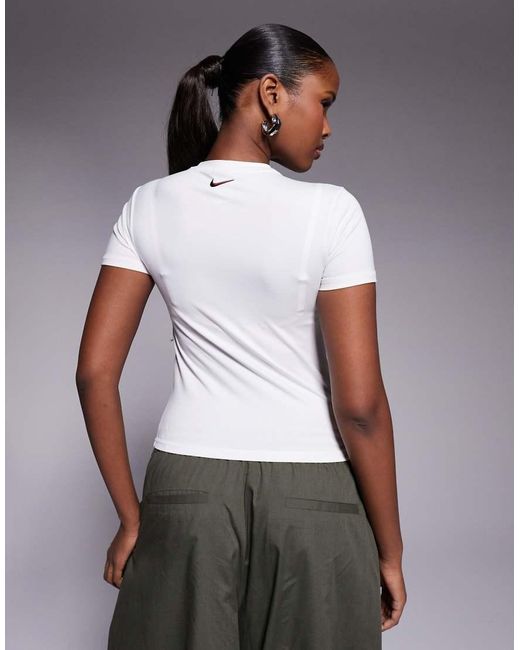 Nike White Graphic Baby Tee