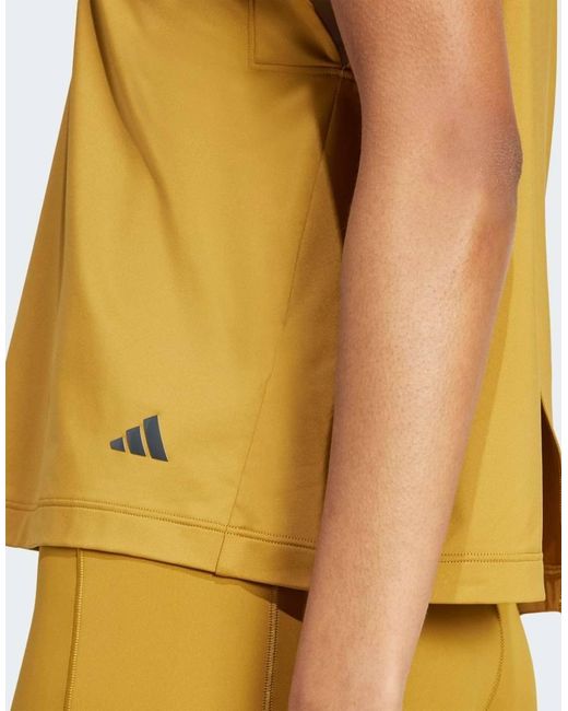Adidas Originals Yellow Yoga Tee