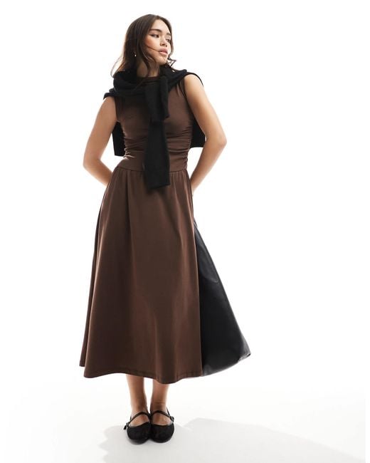 green emerald velvet dress Drop Waist Mock Neck Maxi – OLIVIA RAE