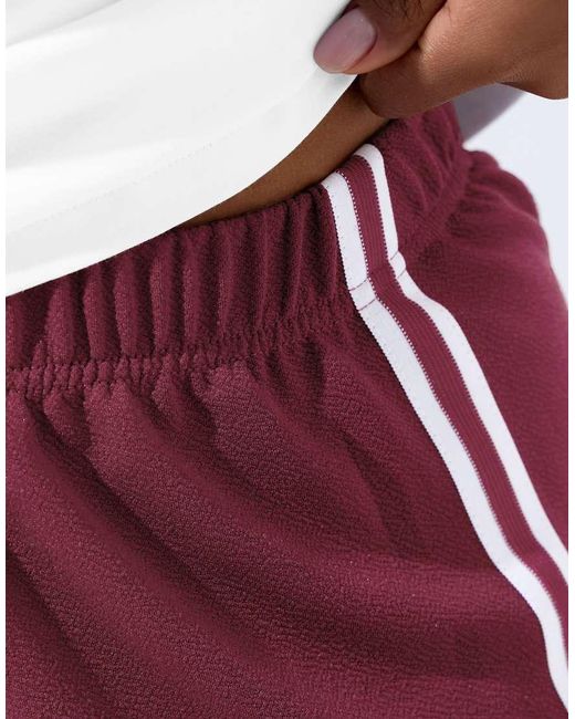 Yours Clothing White Side Stripe Wide Leg Trousers