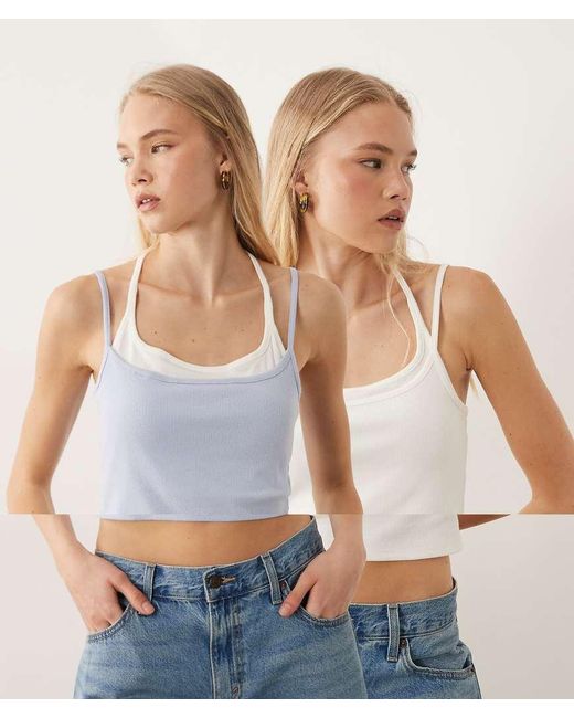 Cotton On Multicolor 2 Pack Selep Double Layer Cami Pack