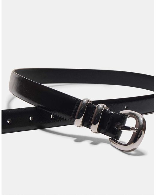 Stradivarius White – basic – gürtel