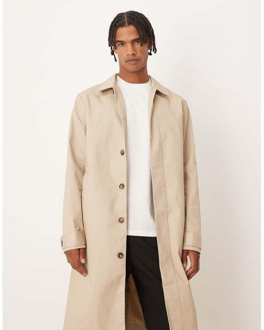 ASOS Natural Trench Coat for men