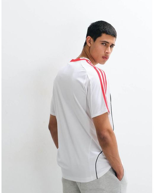 Adidas Originals White Teamgeist T-Shirt for men
